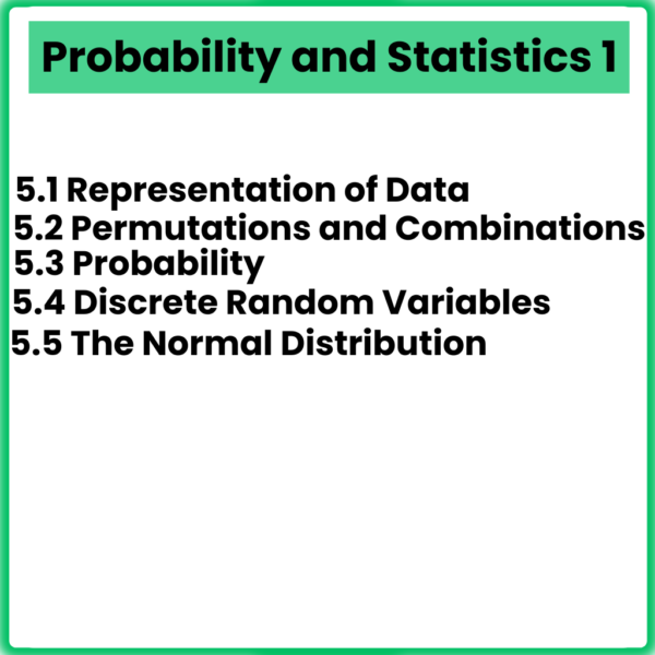 Probability and Statistics 1 Course - Image 2